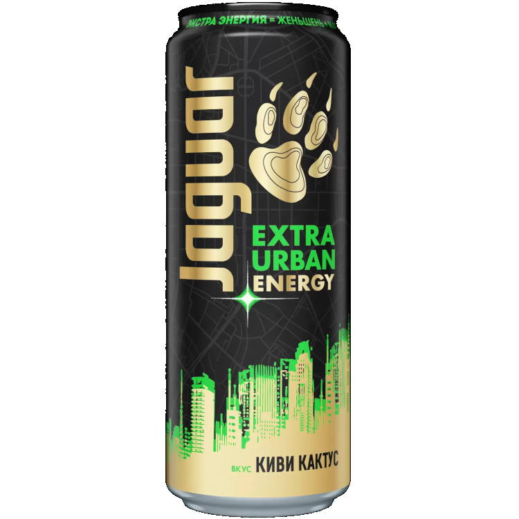 Jaguar Extra Urban Energy со вкусом Киви-Кактус