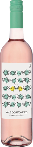Вино Vale Dos Pombos полусухое розовое 0.75 л