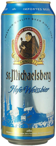 Светлое пиво St. Michaelsberg Hefe-Weissbier 0.5 л