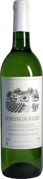Вино Domaine de Haubet Vin de Pays Whte Dry 0.75 л