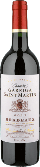 Вино Chateau Garriga Saint Martin, Bordeaux AOC 0.75 л