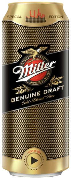 Светлое пиво Miller Genuine Draft в банке 0.5 л