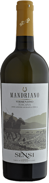 Вино Sensi, Mandriano Vermentino, Toscana IGT 0.75 л