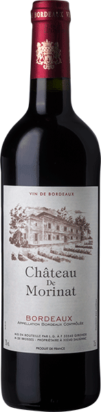 Вино Chateau De Morinat, Bordeaux AOC 0.75 л