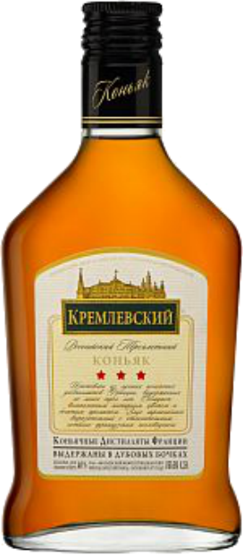 Коньяк Кремлёвский, 3 летней выдержки 0.25 л