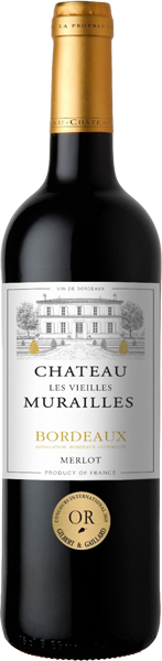 Вино Chateau les Vieilles Murailles, Bordeaux, AOC 0.75 л