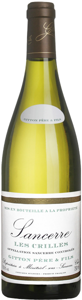 Вино Sancerre Gitton Les Crilles White Dry 0.75 л