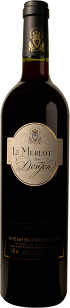 Вино Coteaux de Peyriac Le Merlot du Donjon Red Dry 0.75 л