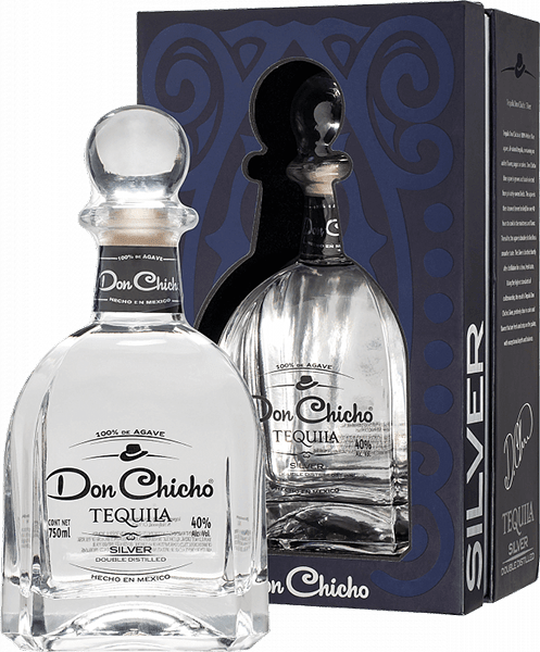 Текила Don Chicho Silver Tequila, в подарочной упаковке 0.75 л