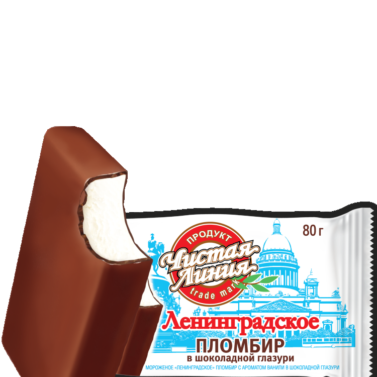 Ленинградское пломбир ванильный в шоколадной глазури