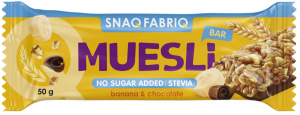 Изображение товара Батончик мюсли SNAQ FABRIQ с молочным шоколадом Банан 50 г