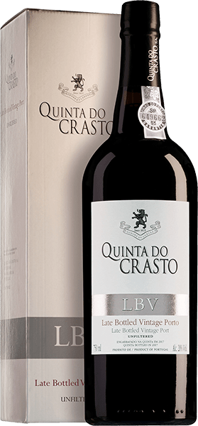 Портвейн Quinta do Crasto, Late Bottled Vintage Porto, в подарочной упаковке 0.75 л