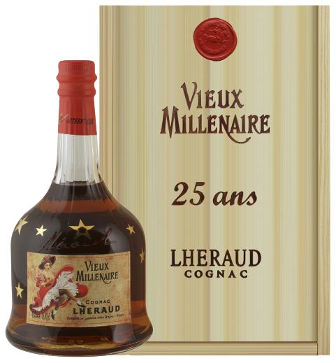Коньяк Lheraud Vieux Millenaire, в подарочной упаковке 0.7 л