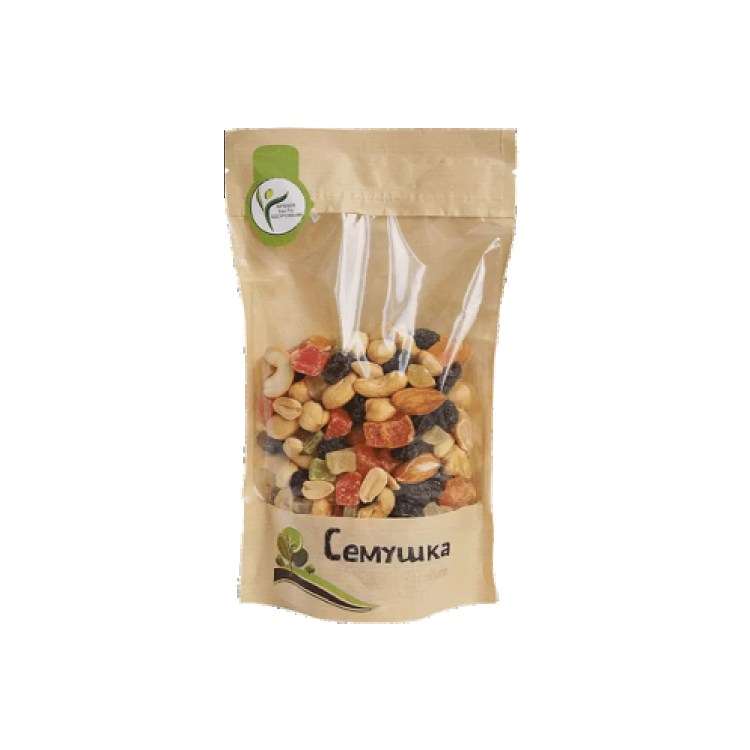 Смесь жареных орехов и цукатов Семушка