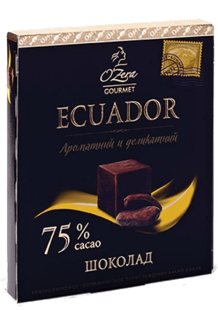 Шоколад O'Zera Ecuador 75% 90гр
