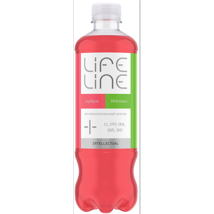 Напиток витаминизированный LifeLine Intellectual арбуз-яблоко без газа
