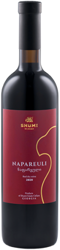 Изображение товара Красное сухое вино Napareuli Shumi из сорта Саперави 0.75 л Грузия