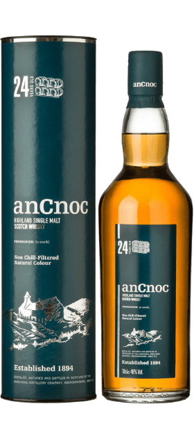 Виски An Cnoc, 24 летней выдержки 0.7 л