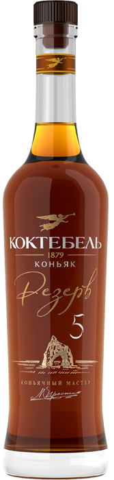 Изображение товара Коньяк Коктебель пятилетний с мягким и богатым вкусом 0.5 л Изображение товара Коньяк Коктебель пятилетний с мягким и богатым вкусом 0.5 л