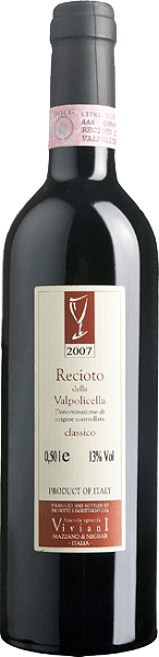 Вино Viviani, Recioto della Valpolicella Classico DOC 0.5 л