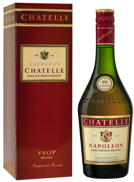 Коньяк Chatelle Napoleon, в подарочной упаковке 0.7 л