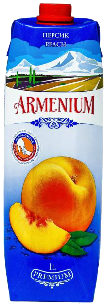 Сок Армениум персиковый с мякотью 1 л
