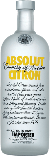 Водка Absolut Citron 0.5 л