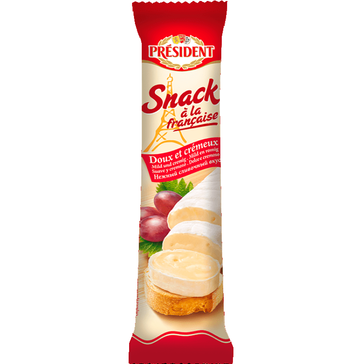 Сыр мягкий с белой плесенью President Snack a la Francaise 60%