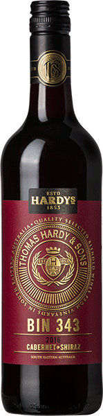 Вино Hardys, Bin 343 Cabernet-Shiraz 0.75 л