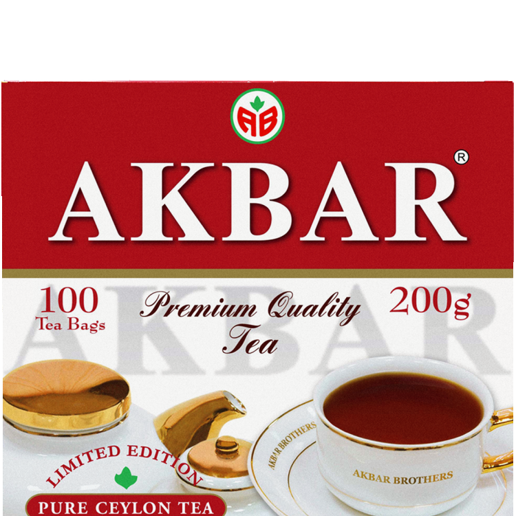 Чай Акбар черный байховый цейлонский 100 пакетиков чай черный teatone цейлонский пакеты на чайник 20 пакетиков