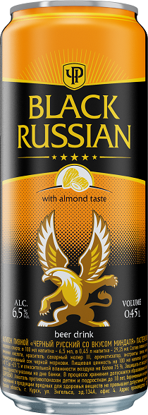 Изображение товара Чёрный Русский со вкусом коньяка и миндаля Изображение товара Чёрный Русский со вкусом коньяка и миндаля