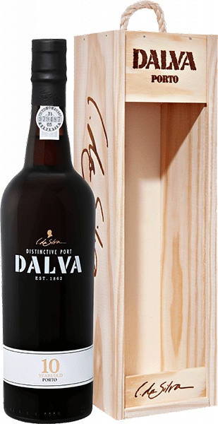 Портвейн Dalva Porto 10 Years Old, в подарочной упаковке 0.75 л
