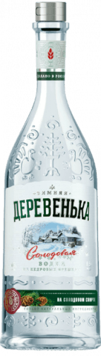 Изображение товара Водка Зимняя деревенька кедровая на солодовом спирте