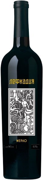Вино Лефкадия Мерло Красное Сухое 0.75 л