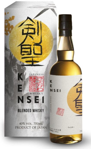 Виски Kensei Japanese Whisky в подарочной упаковке