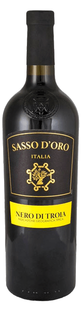 Вино Sasso D'oro Nero Di Troia 0.75 л