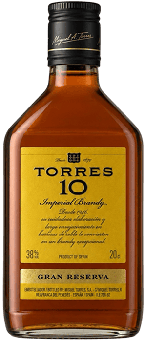 Изображение товара Бренди Torres 10 Gran Reserva 0.2 л 38% выдержанный испанский напиток Изображение товара Бренди Torres 10 Gran Reserva 0.2 л 38% выдержанный испанский напиток