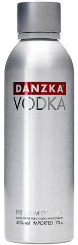 Изображение товара Водка Danzka 0.7 л, скандинавский дизайн, алюминиевая бутылка, крепость 40%