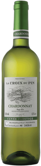 Вино La Croix du Pin Chardonnay, Pays d'Oc IGP 0.75 л