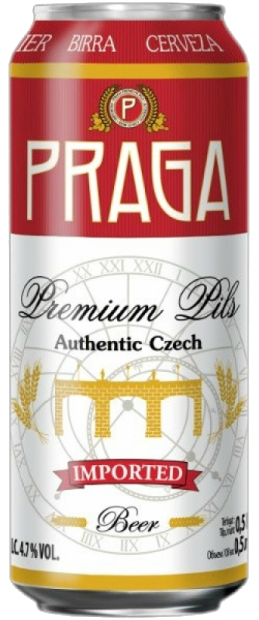 Светлое пиво Praga Premium Pils 0.5 л