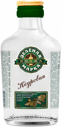 Изображение товара Водка Зеленая Марка Кедровая