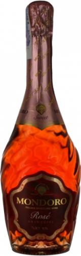 Изображение товара Игристое розовое вино Mondoro Rose, полусладкое, 0.75 л, Италия