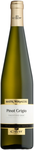 Изображение товара Вино Мастри Вернаколи Пино Гриджио 0.75 л Италия сухое белое