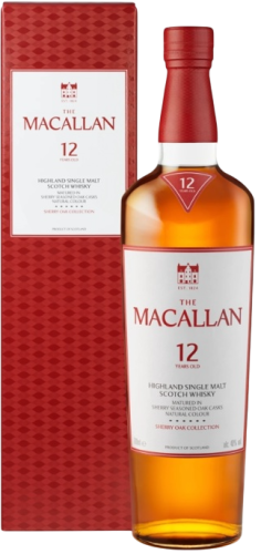 Изображение товара Виски The Macallan Sherry Oak 12 Years Old в п/у