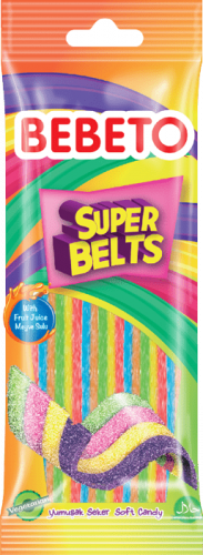 Изображение товара Жевательный мармелад Super Belts Bebeto