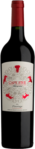 Изображение товара Красное вино Cape Five Pinotage Reserve 0.75 л Вестерн Кейп ЮАР
