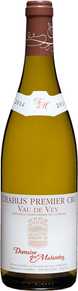 Вино Domaine des Malandes, Chablis Premier Cru Vau de Vey AOC 0.75 л