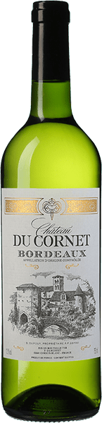 Вино Chateau du Cornet, Blanc, Bordeaux AOC 0.75 л
