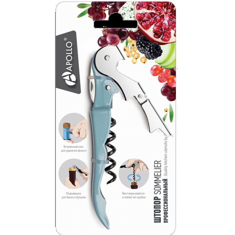 Штопор профессиональный, Apollo Sommelier, 62г
