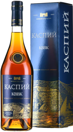 Изображение товара Коньяк Каспий КВВК 8 лет выдержки в подарочной упаковке 0.7 л